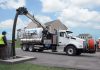 Vactor sewer cleaner