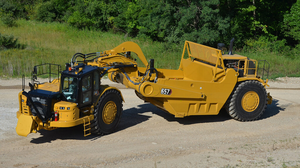 Caterpillar updates its largest open bowl tractor-scraper