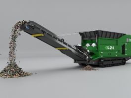 Product photo of McCloskey Environmental-branded recycling equipment.
