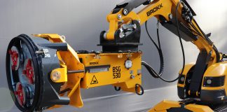 Brokk to introduce new grapple saw, surface grinder at bauma 2022