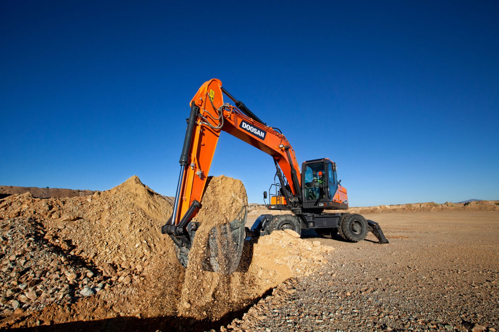 Doosan introduces powerful next-gen wheeled excavators