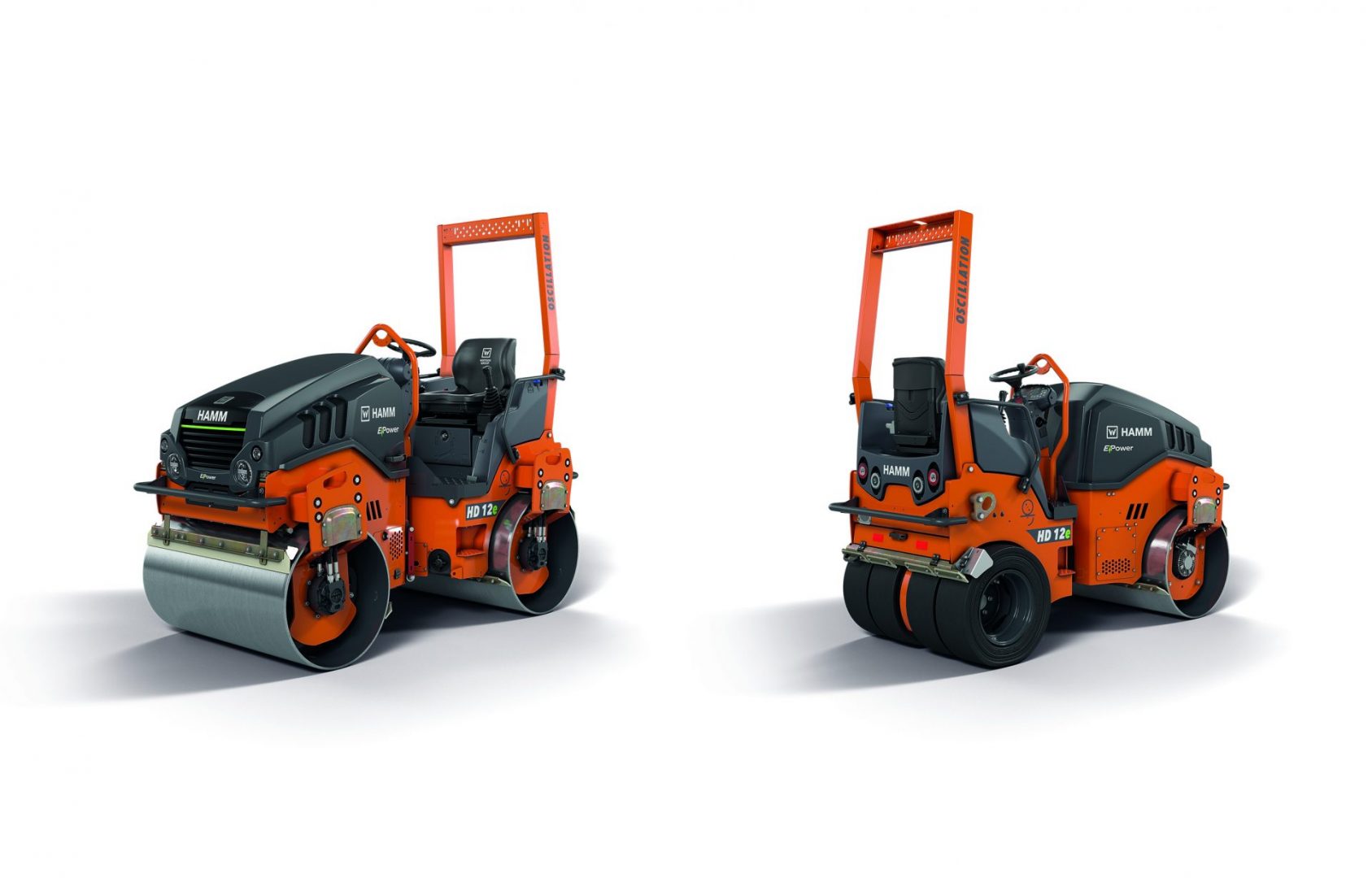 Hamm adds eight fully electric compact tandem rollers