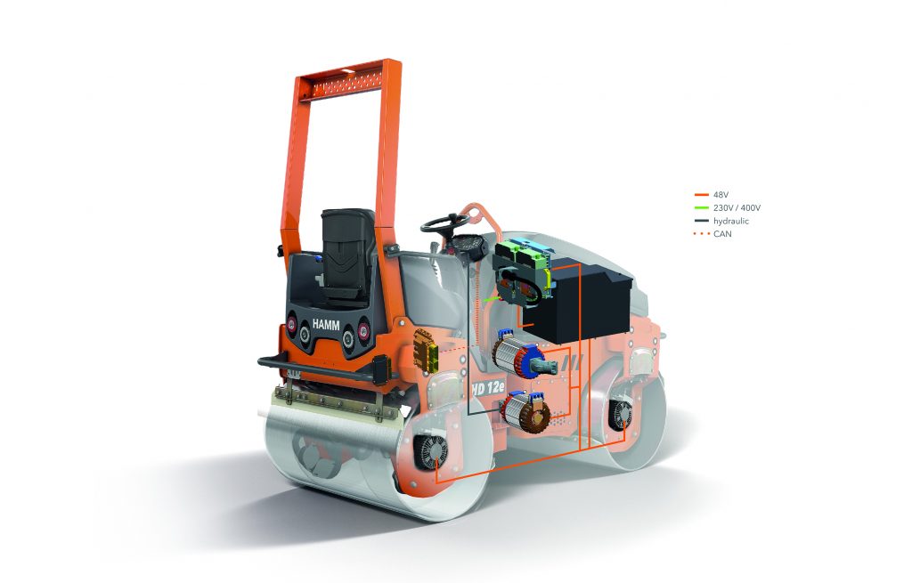 Hamm adds eight fully electric compact tandem rollers