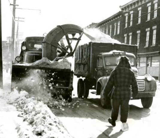 Montreal 1953 snow blower Sicard