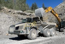 Jura Creek Enterprises’ Rokbak RA40 articulated hauler