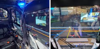 A View of the Bobcat augmented reality windshield