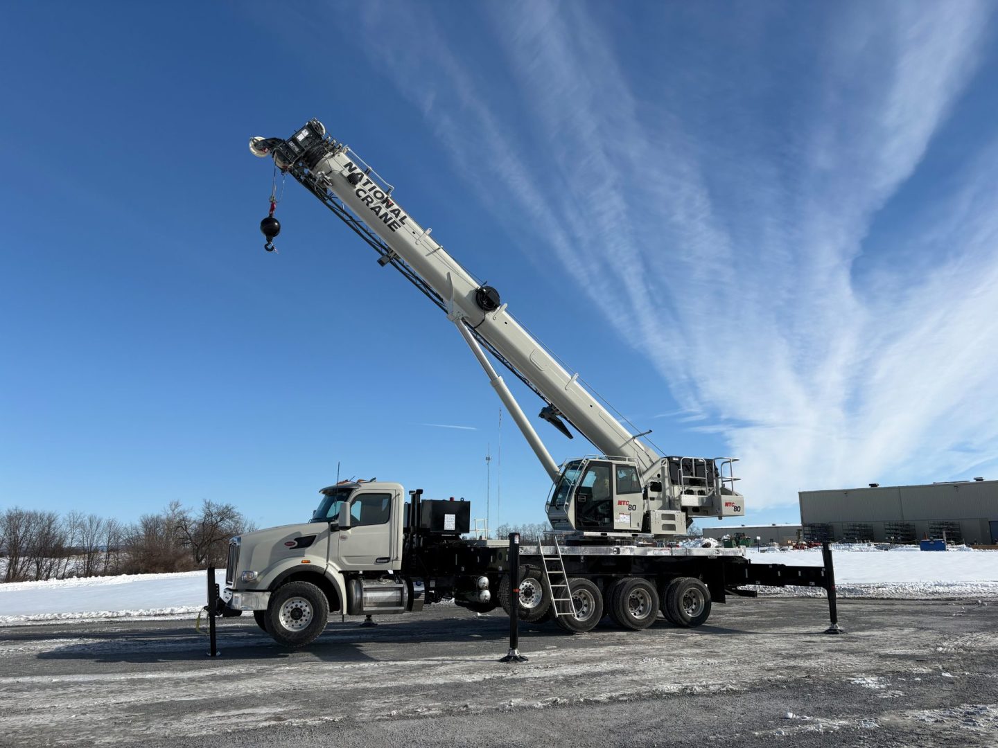 National Crane’s NTC80 boom truck delivers high-capacity roadable lifting