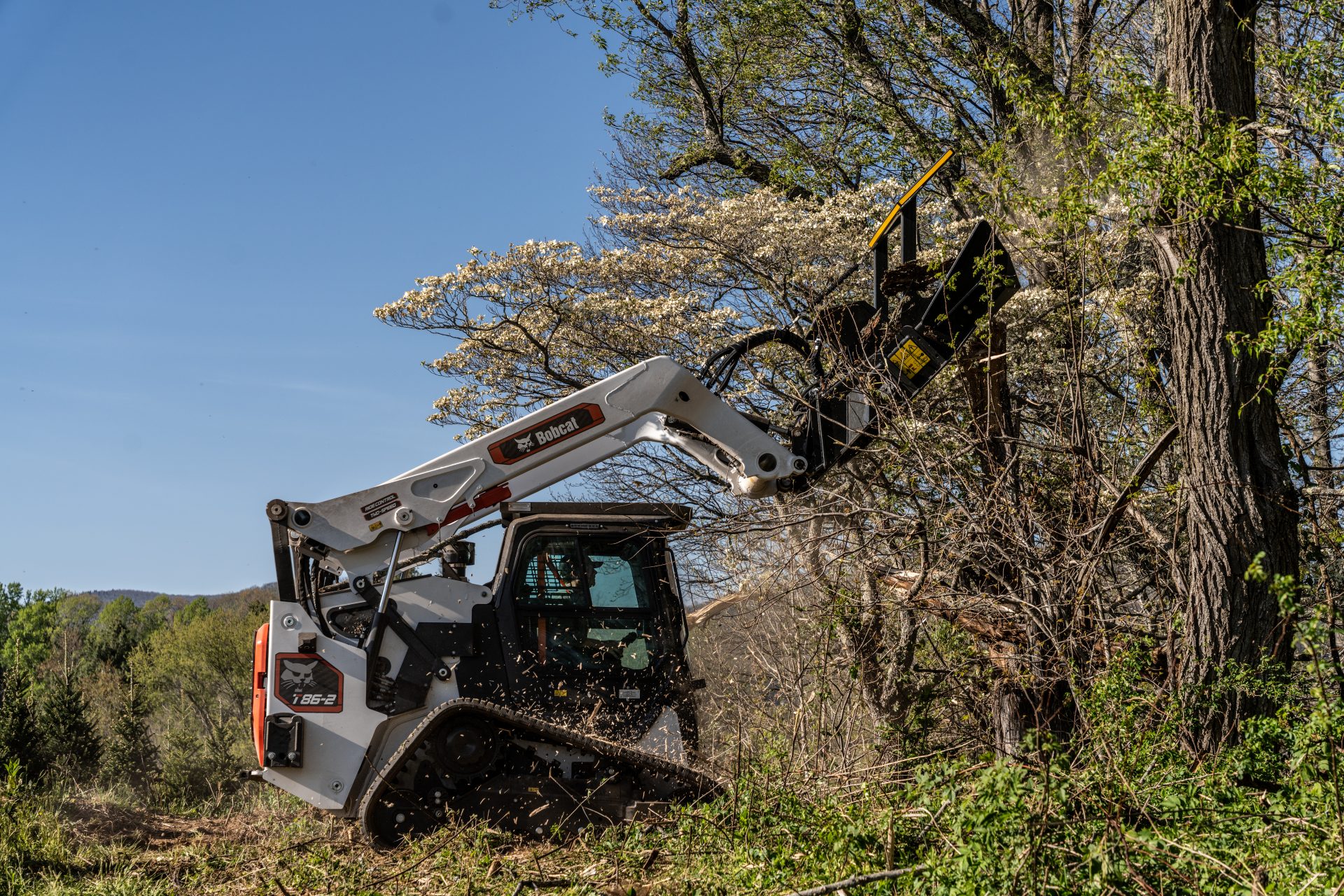 Bobcat’s T86-2 CTL gets a factory-installed forestry package